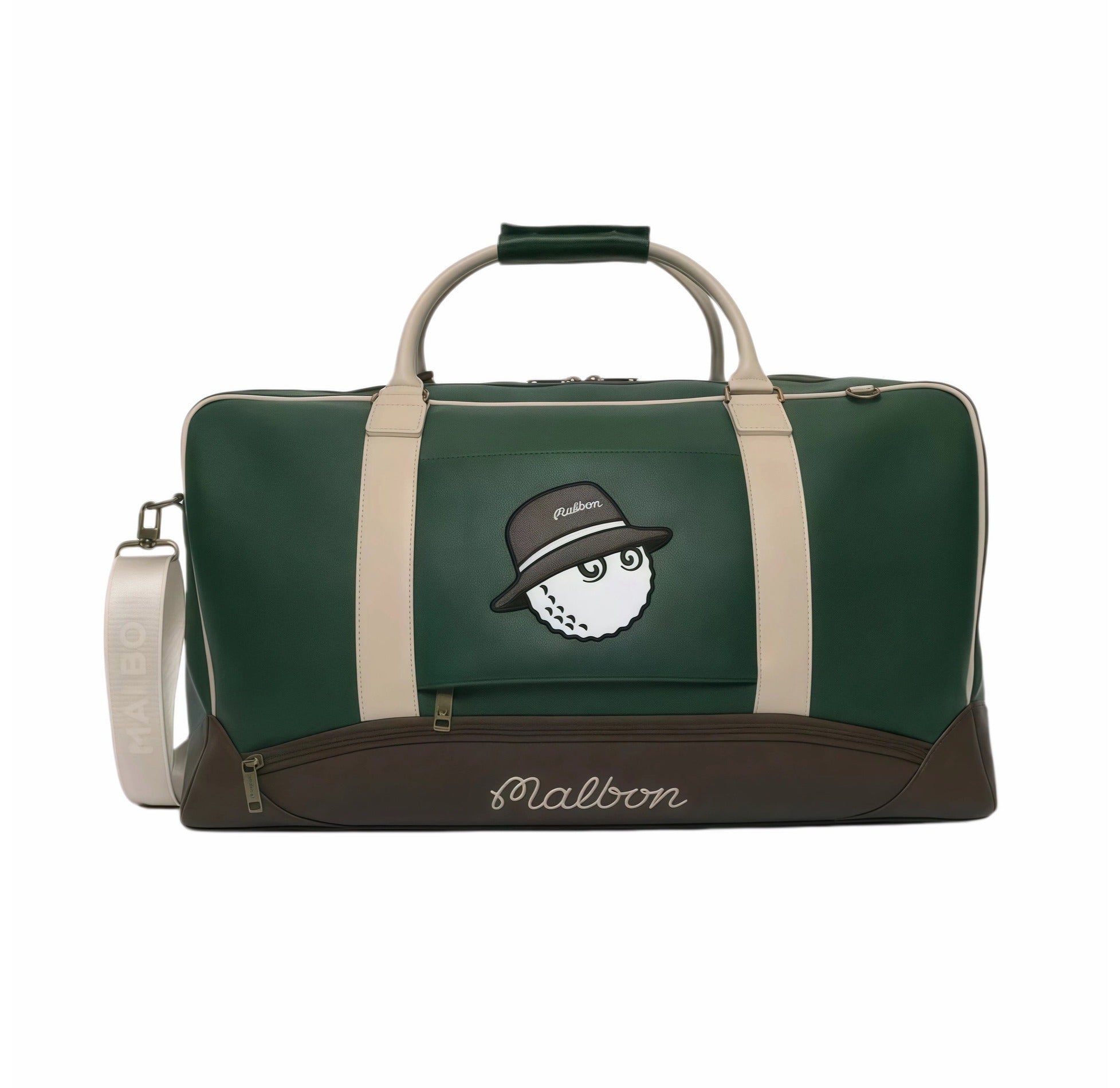 Malbon Golf Two-Tone Boston Bag | Buckets Hat Logo – OZ Golf Warehouse