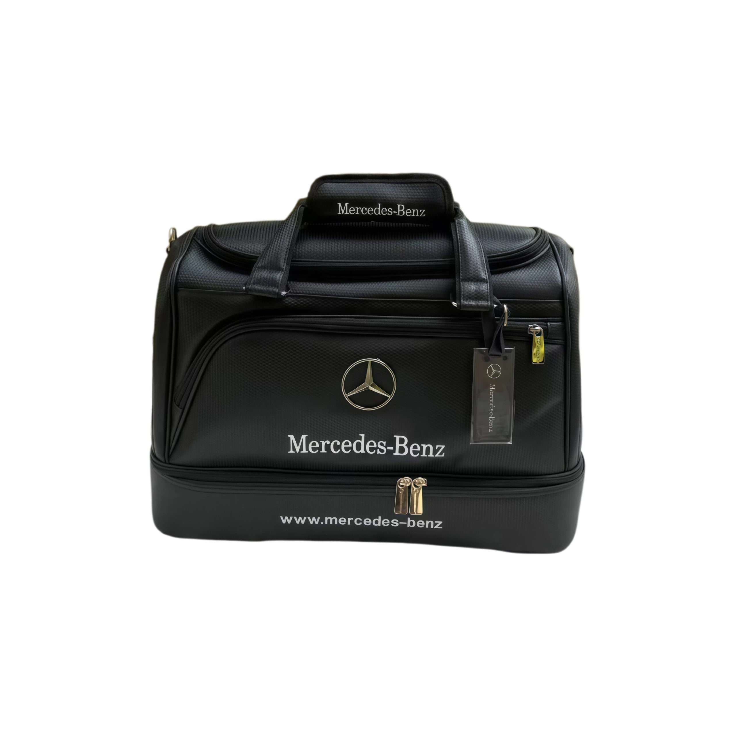 Mercedes-Benz ゴルフ ボストンバッグ Mercedes-Benz Carbon Fiber Texture Golf – OZ Golf Warehouse