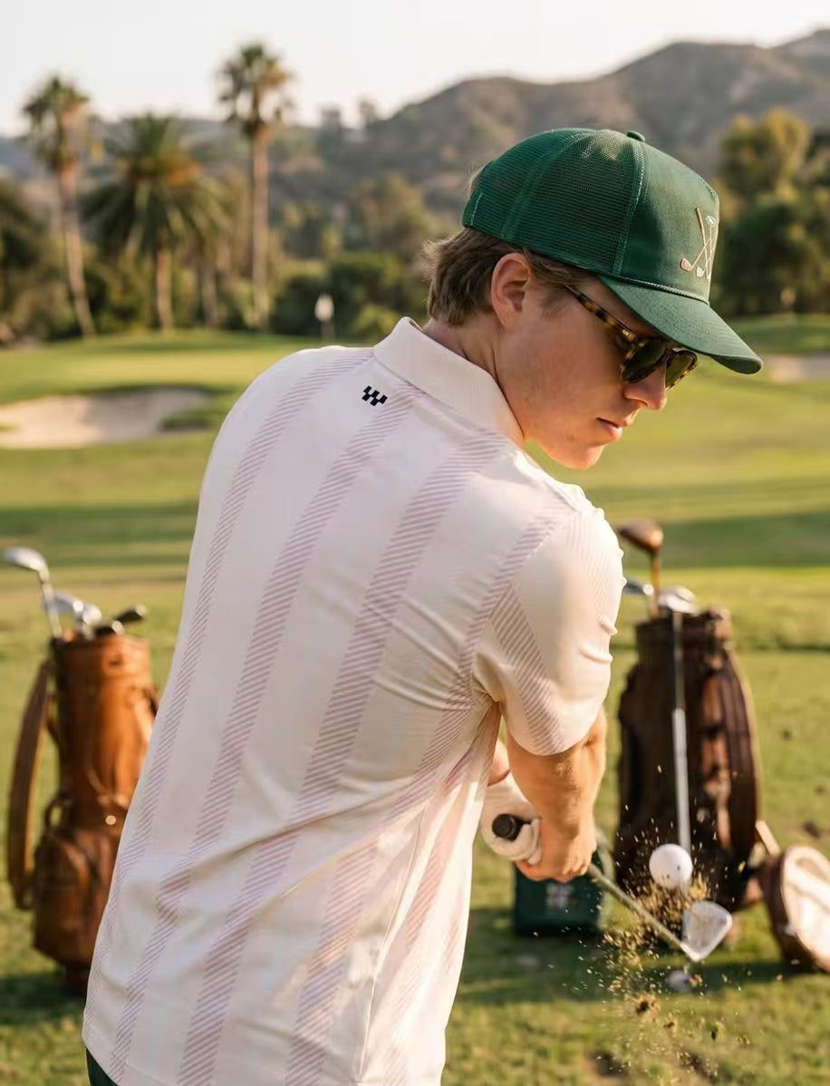 Devereux men’s golf swing model view