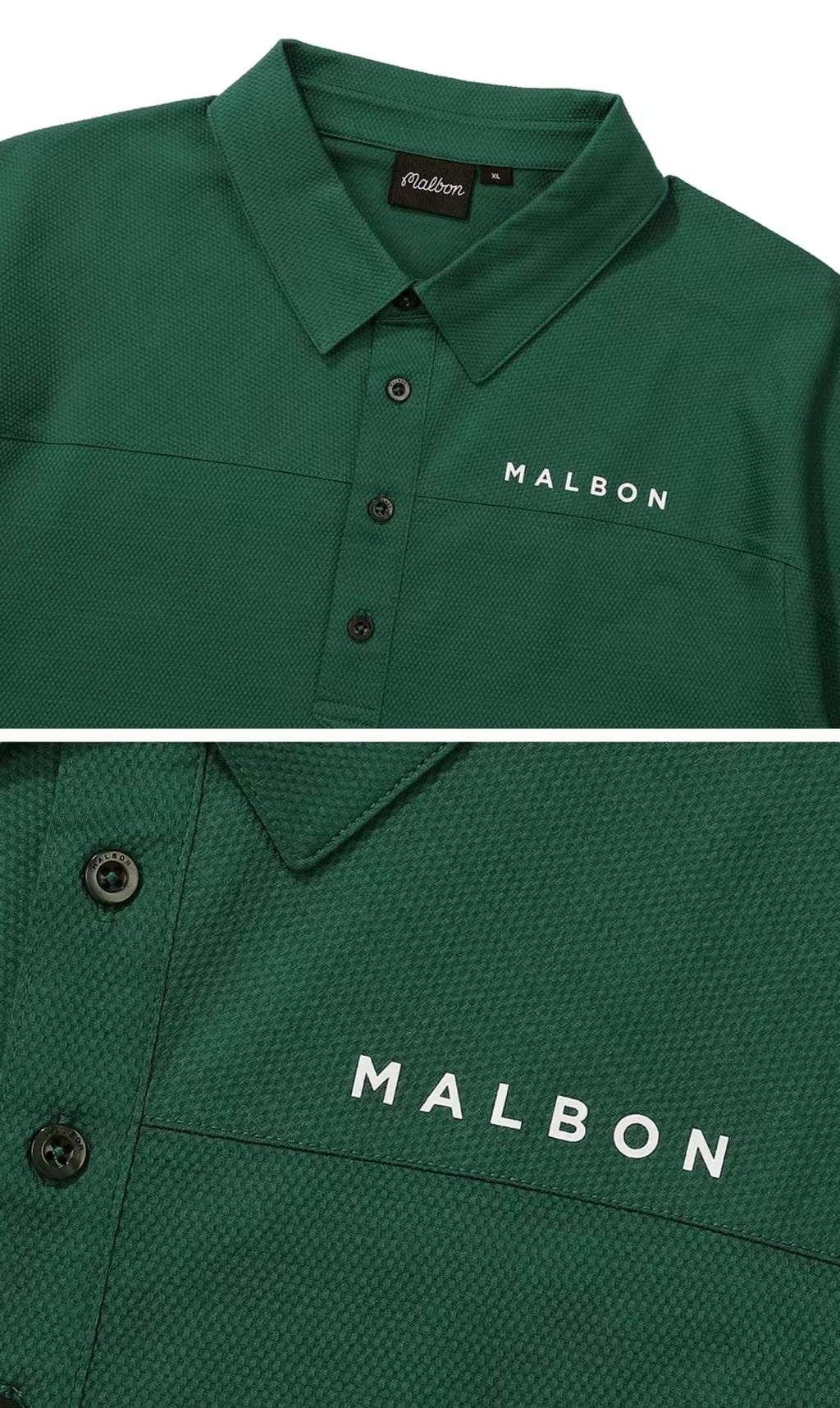 Malbon Golf Men’s Casual Quick-Dry Polo Shirt