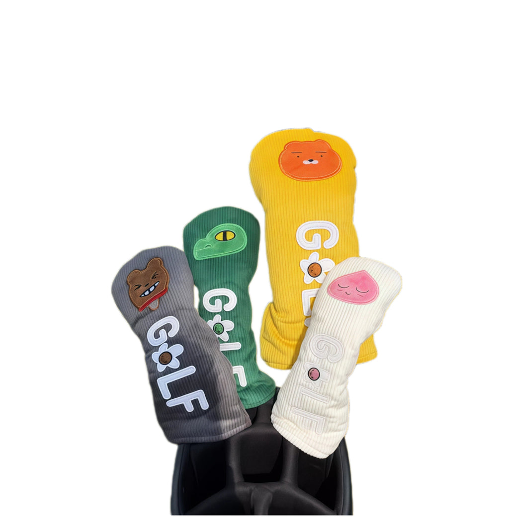 Cartoon Golf Headcovers - Driver, FW & UT