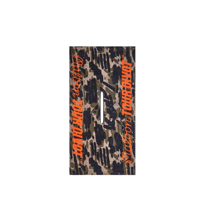 Malbon Tour Divot Camo Golf Towel — main product photo