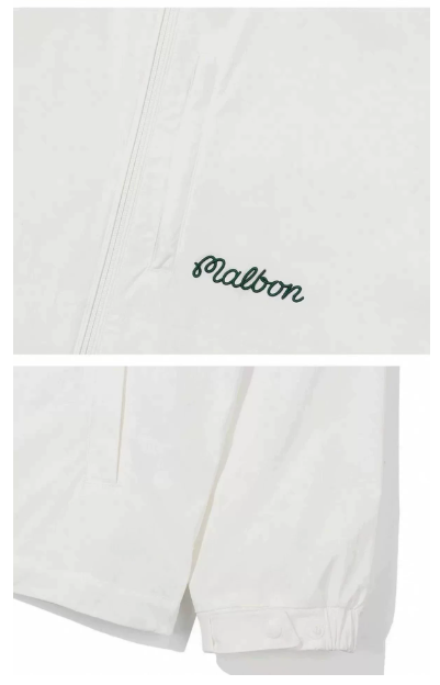 Malbon men hooded golf jacket hood detail and construction