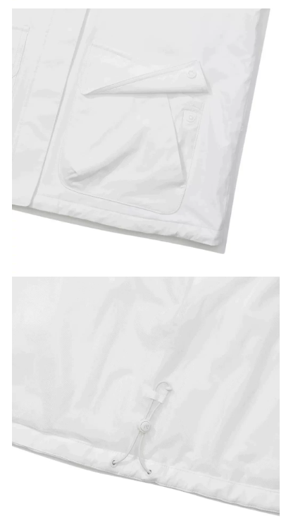 Malbon women hooded golf windbreaker hood detail and construction