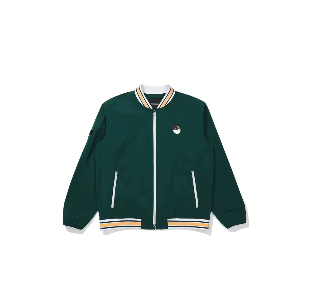 Malbon men golf zip jacket styled in motion swing