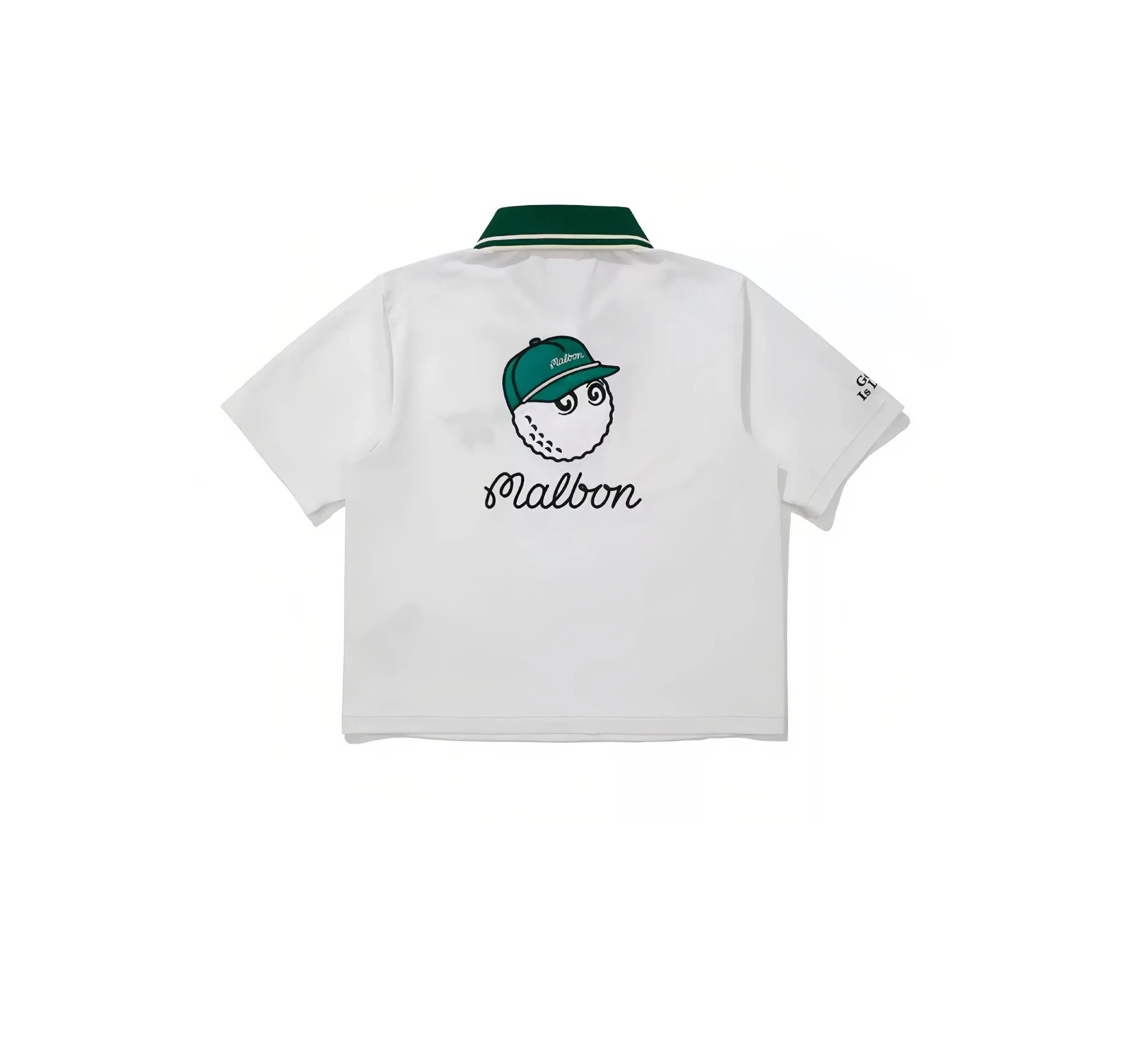 Malbon women polo shirt khaki front view