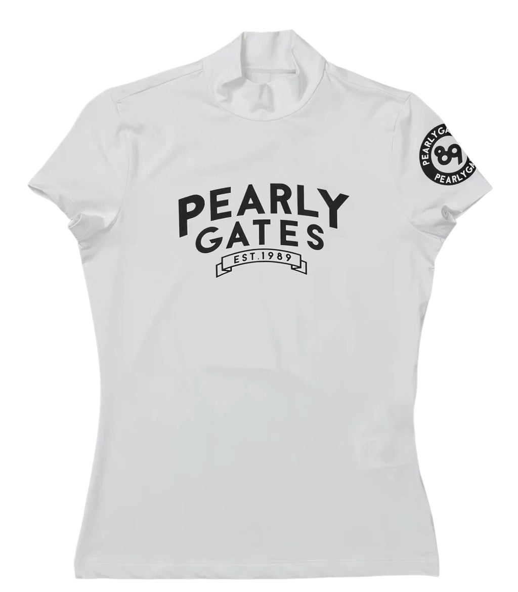 Women’s Summer Ice Silk Breathable Quick-Dry Polo Shirt in White - product view