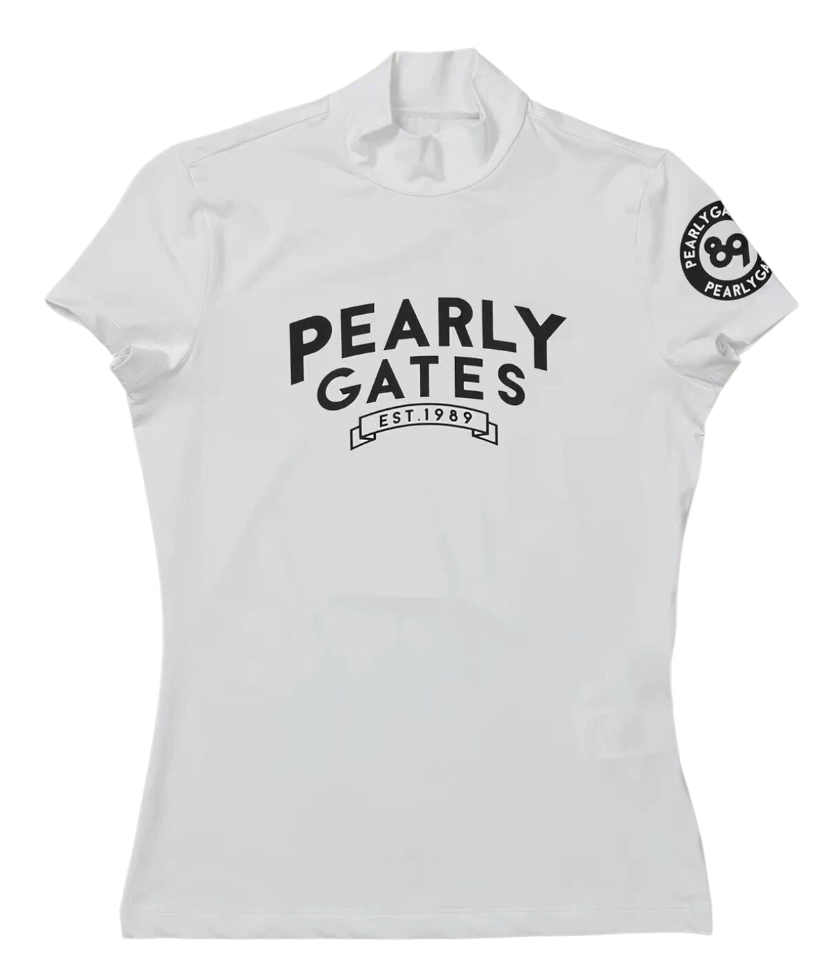 Women’s Summer Ice Silk Breathable Quick-Dry Polo Shirt in White - product view