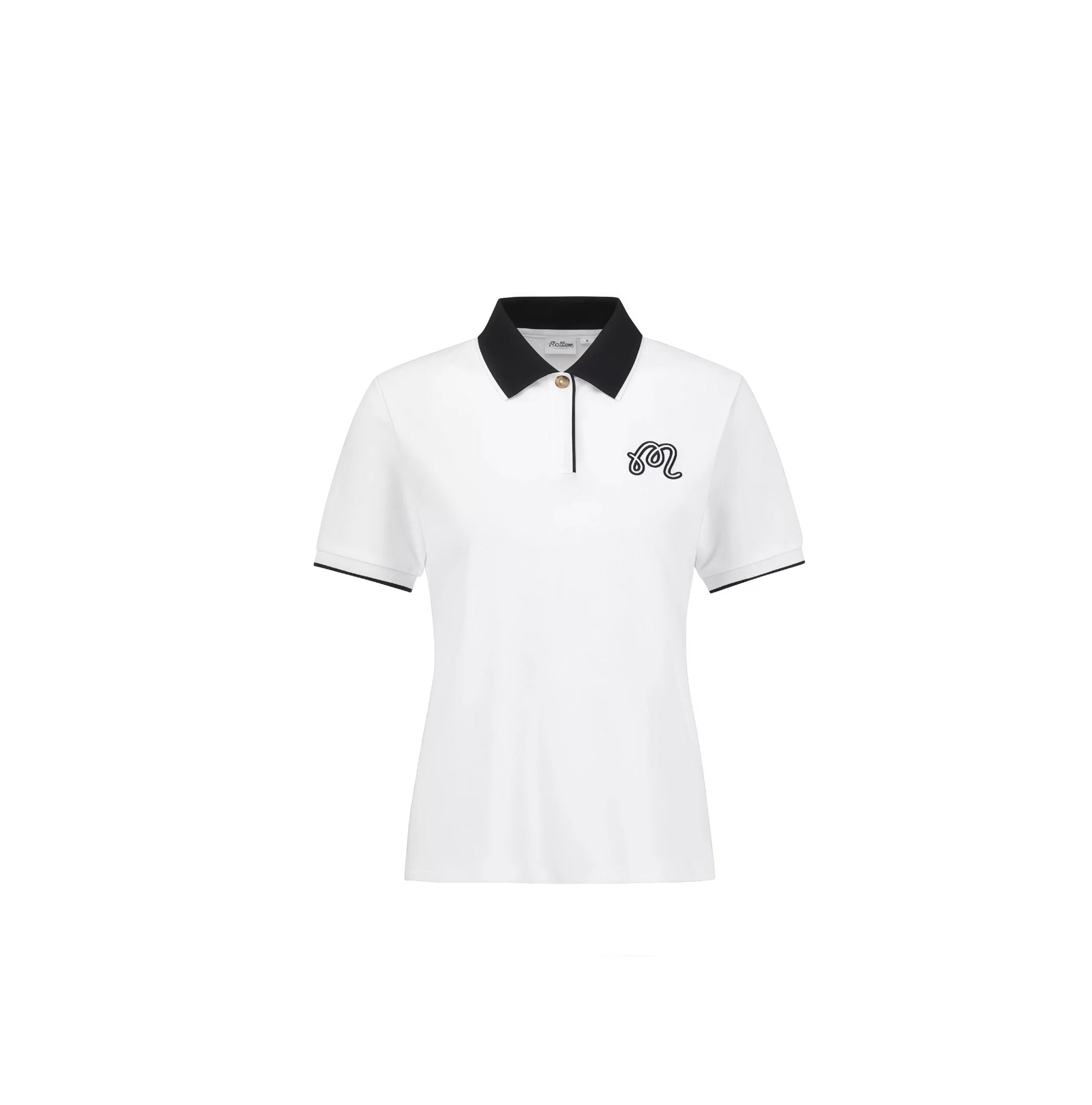 Malbon women's colorblock embroidered golf polo product shot #15