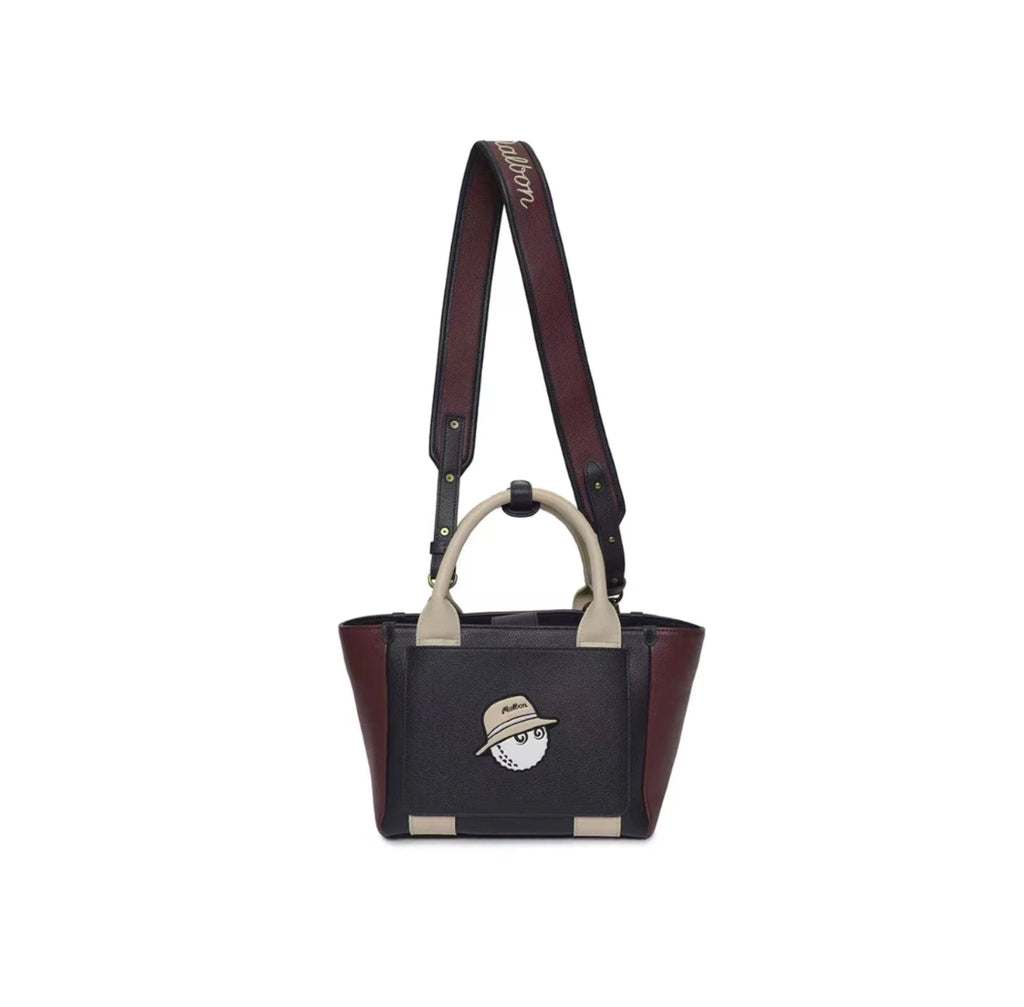 Malbon Clubhouse Mini Tote-Malbon Green & Brown Leather