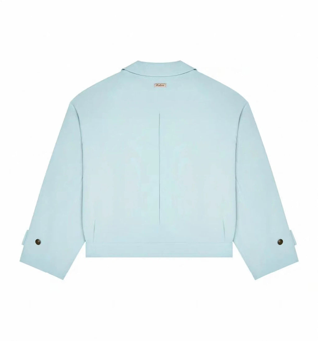 Malbon Belmonte Jacket Mint Green golf jacket front view