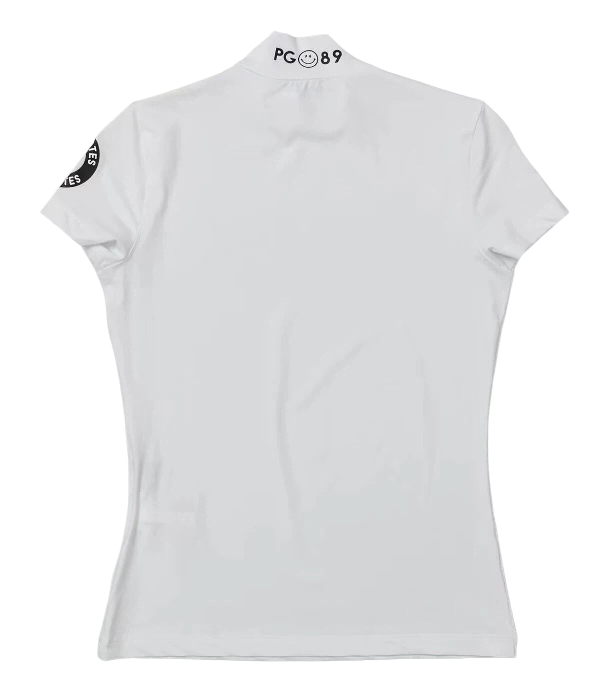 Women’s Summer Ice Silk Breathable Quick-Dry Polo Shirt in White - product view