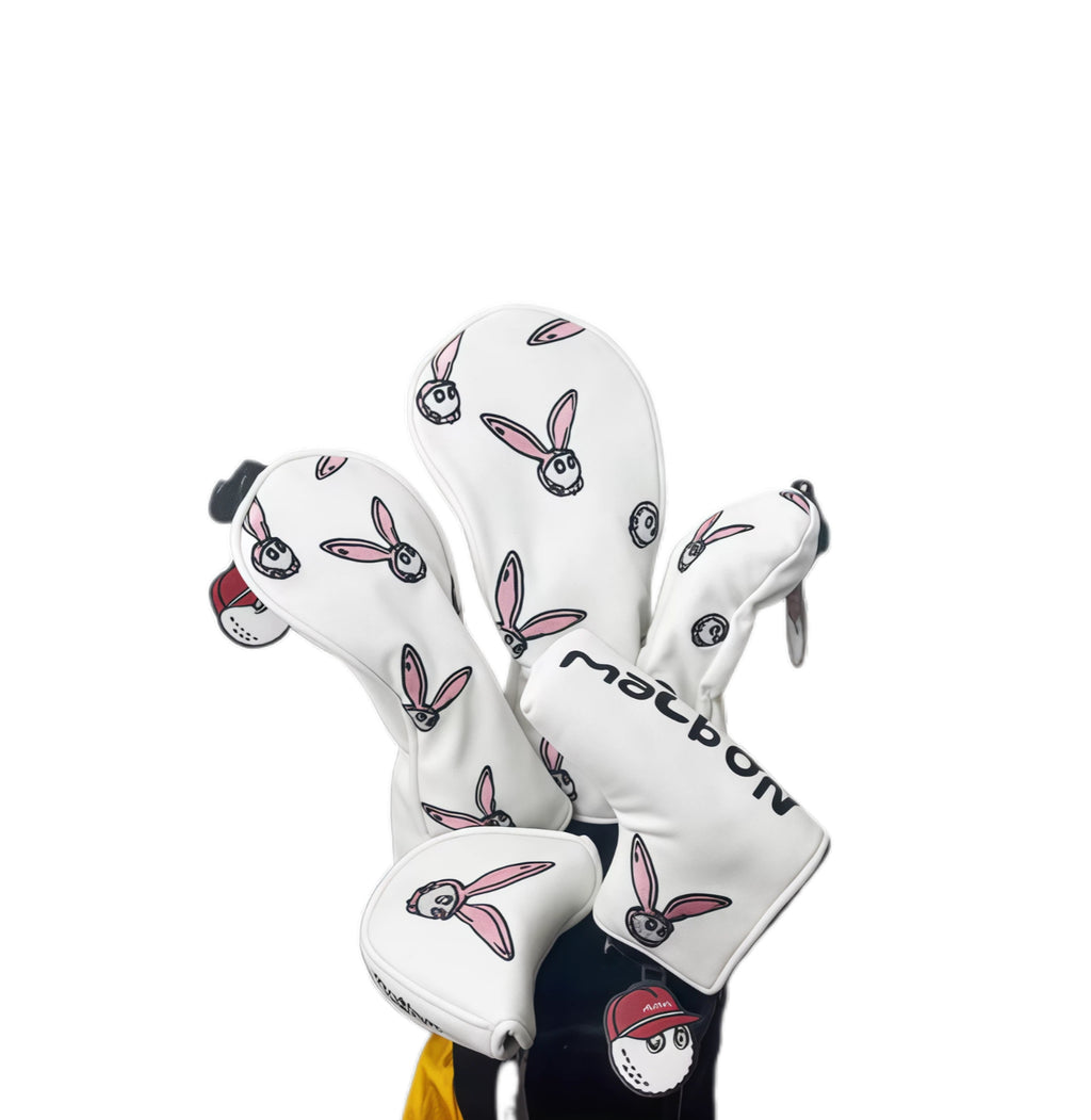 Malbon Rabbit Golf Headcover Set