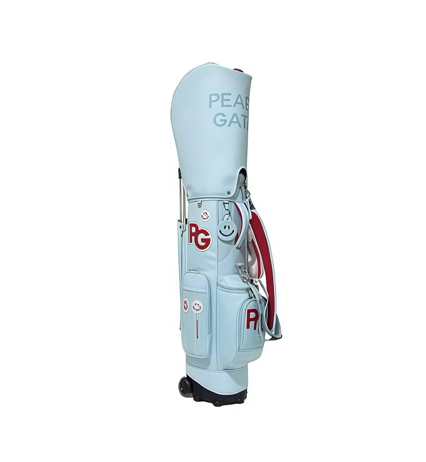 PG Smiley Golf Trolley Bag – Waterproof PU, Unisex, Large Capacity