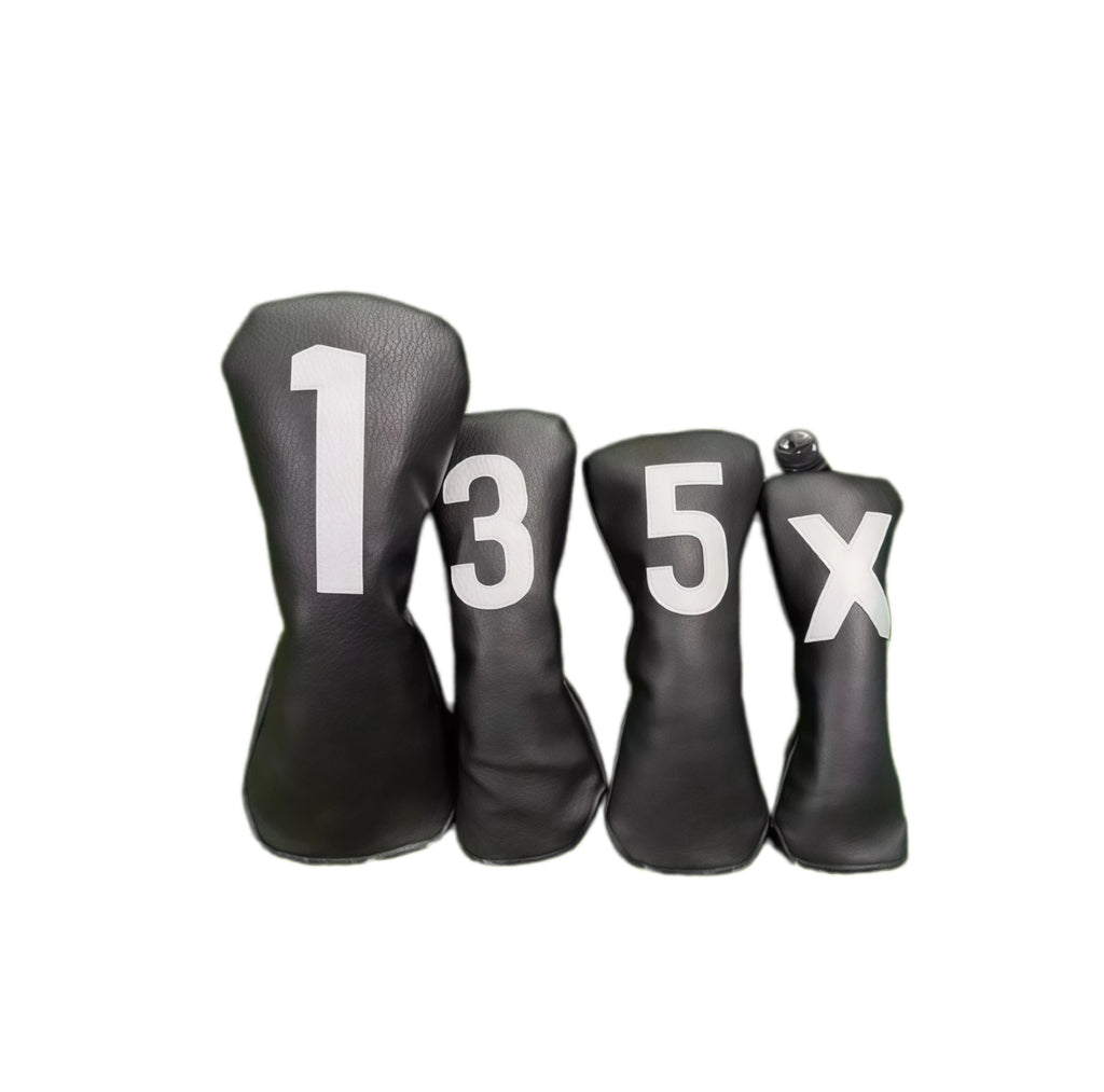 Korean Style PU Golf Headcovers - Driver, FW & UT