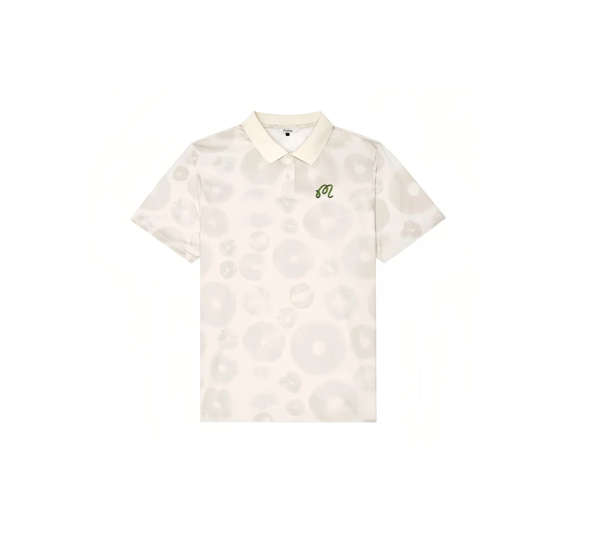 Malbon men logo collar golf polo green side profile