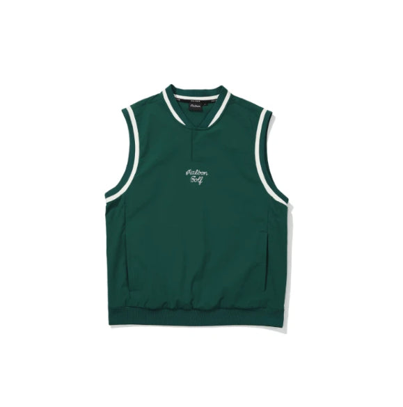 Malbon men golf vest styled mid swing