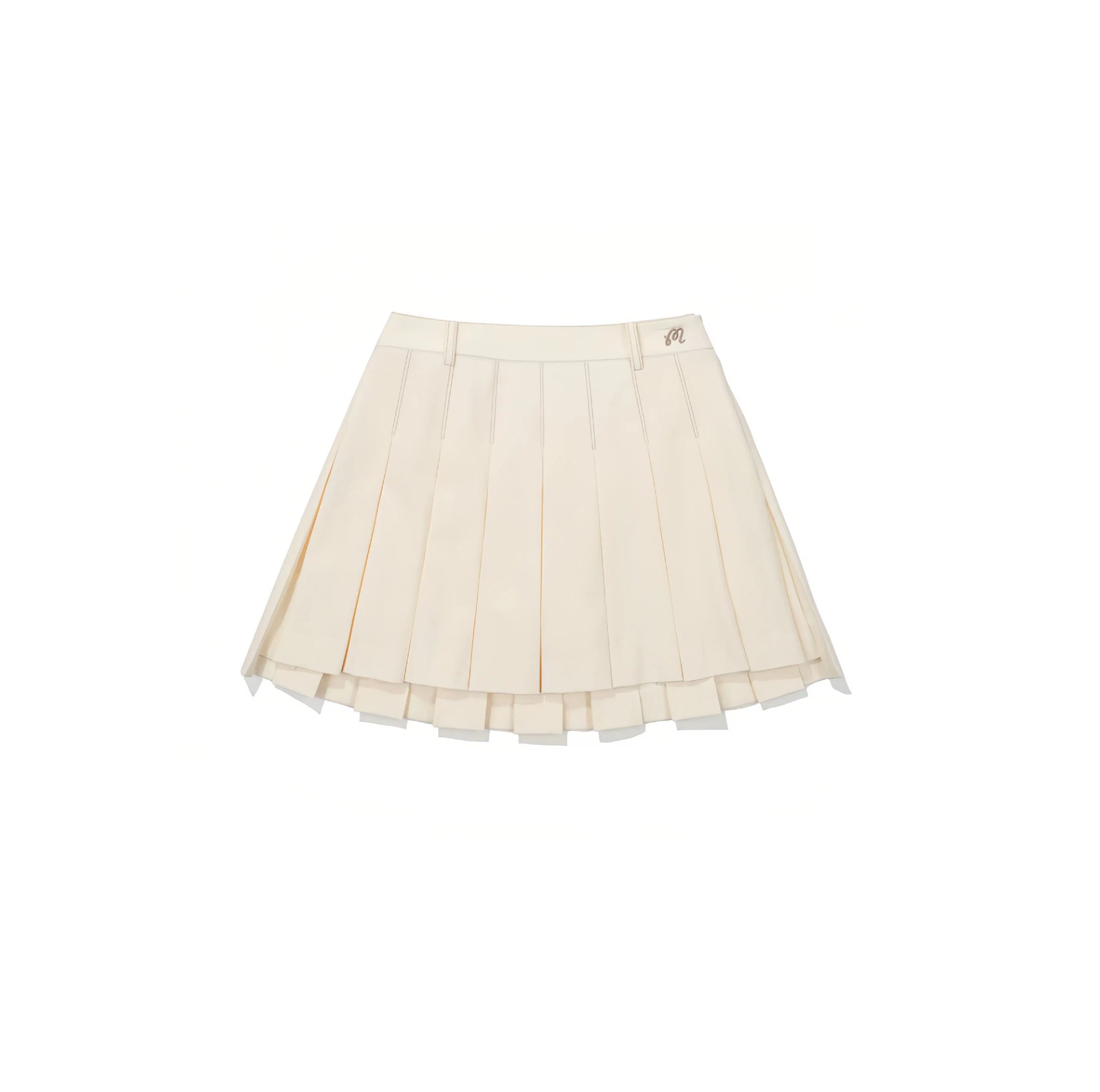 Malbon women golf skort front view with built-in shorts