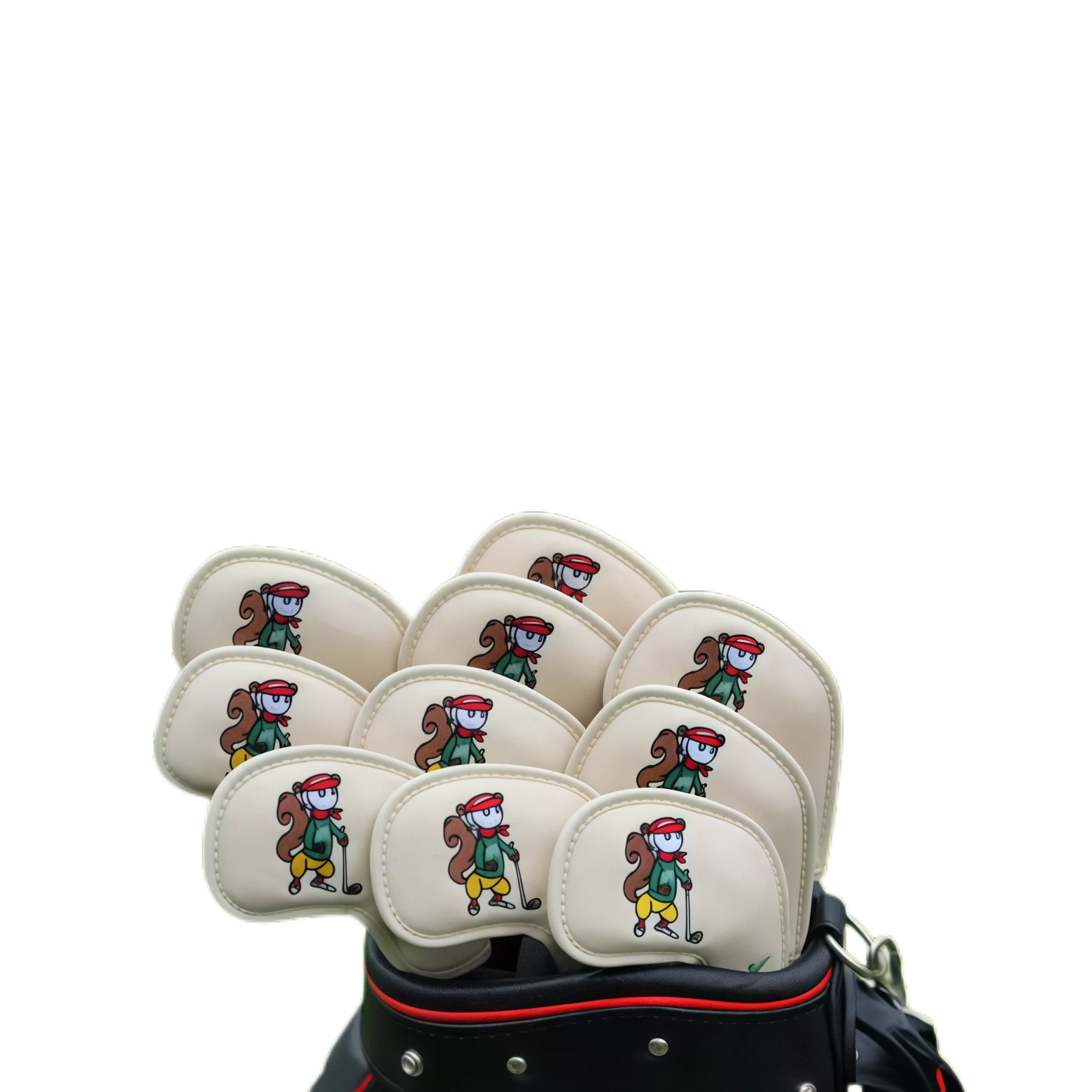 Malbon Caddie Embroidered Golf Iron Headcovers