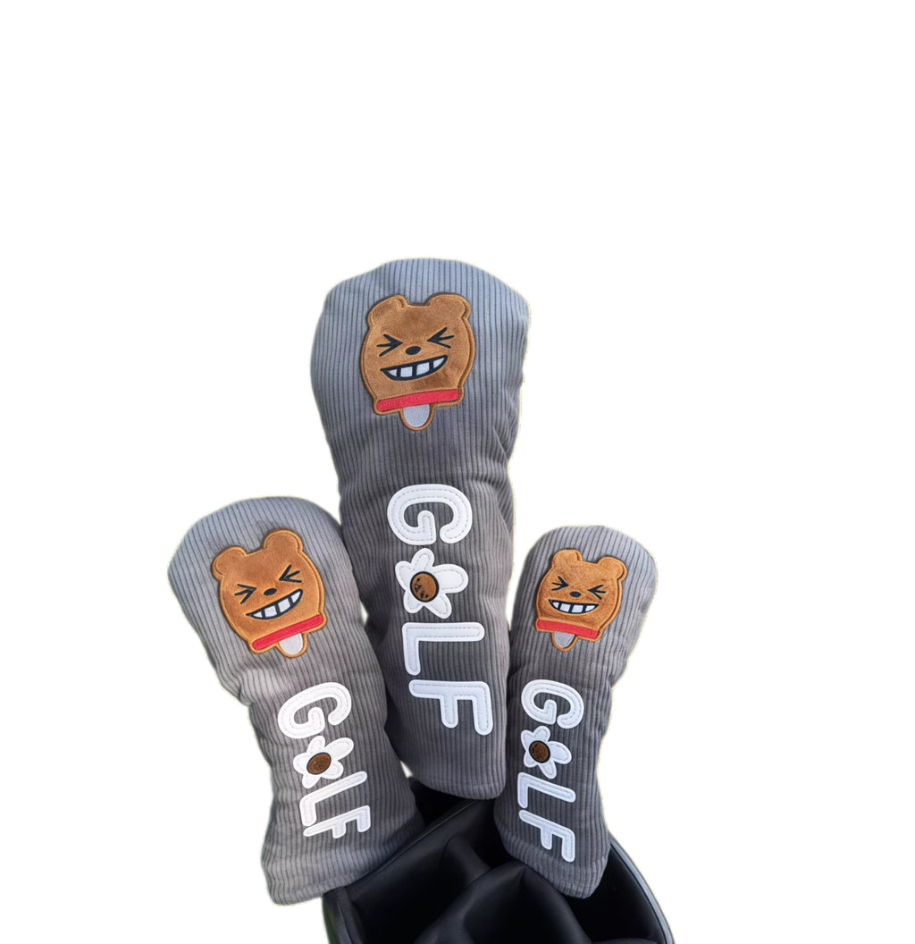 Cartoon Golf Headcovers - Driver, FW & UT