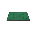 PGM DJD025 golf trajectory hitting mat hero shot with directional velvet surface