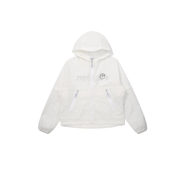 Malbon women hooded windbreaker alternate styled view