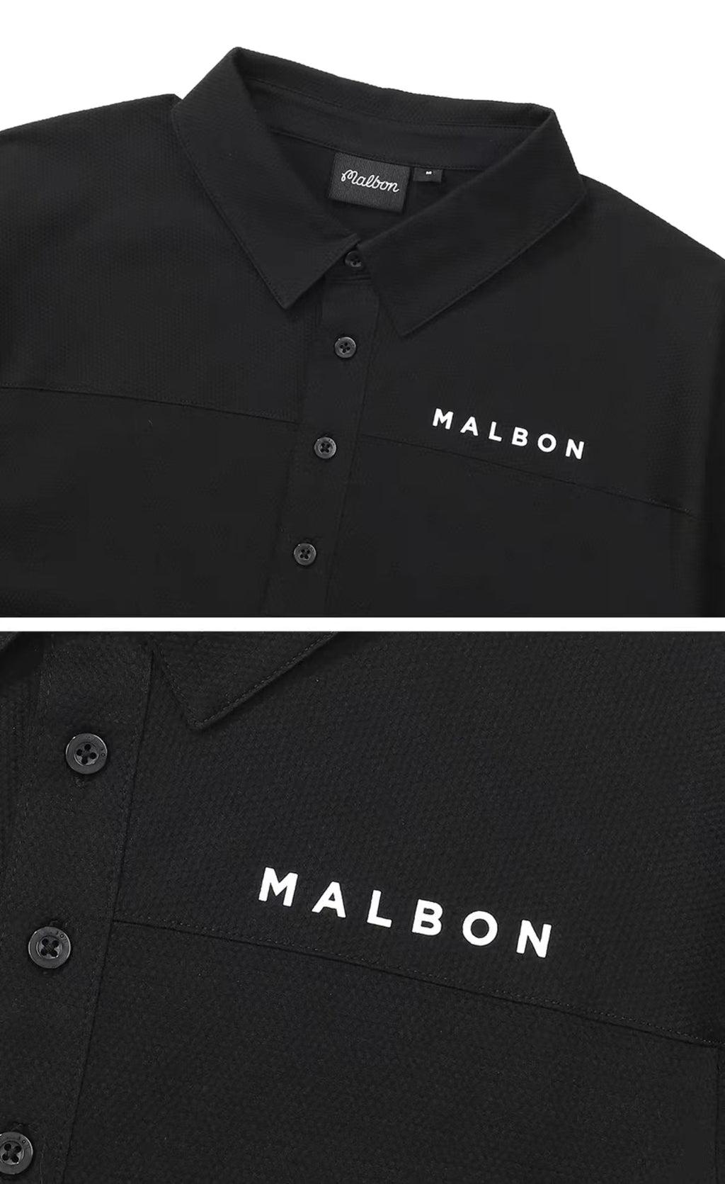 Malbon Golf Men’s Casual Quick-Dry Polo Shirt