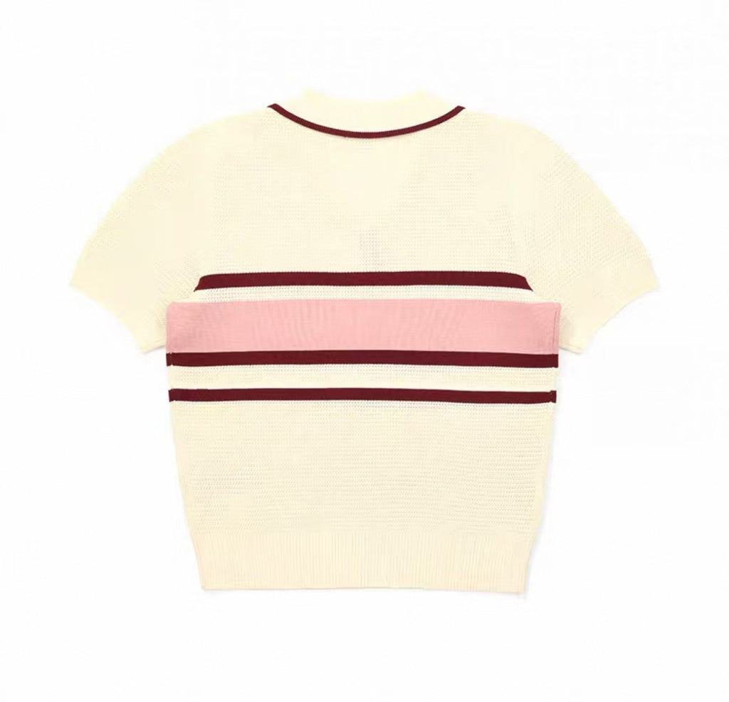 Malbon Women's Knit Golf Polo