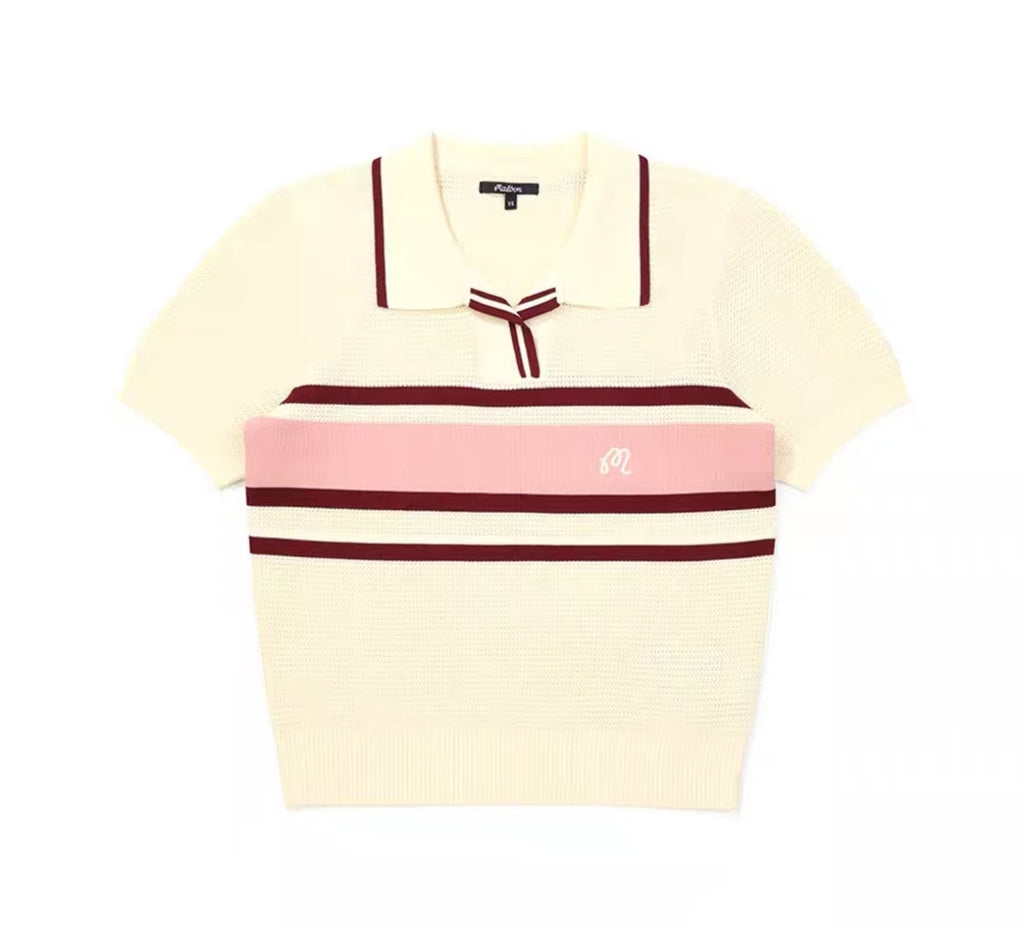Malbon Women's Knit Golf Polo