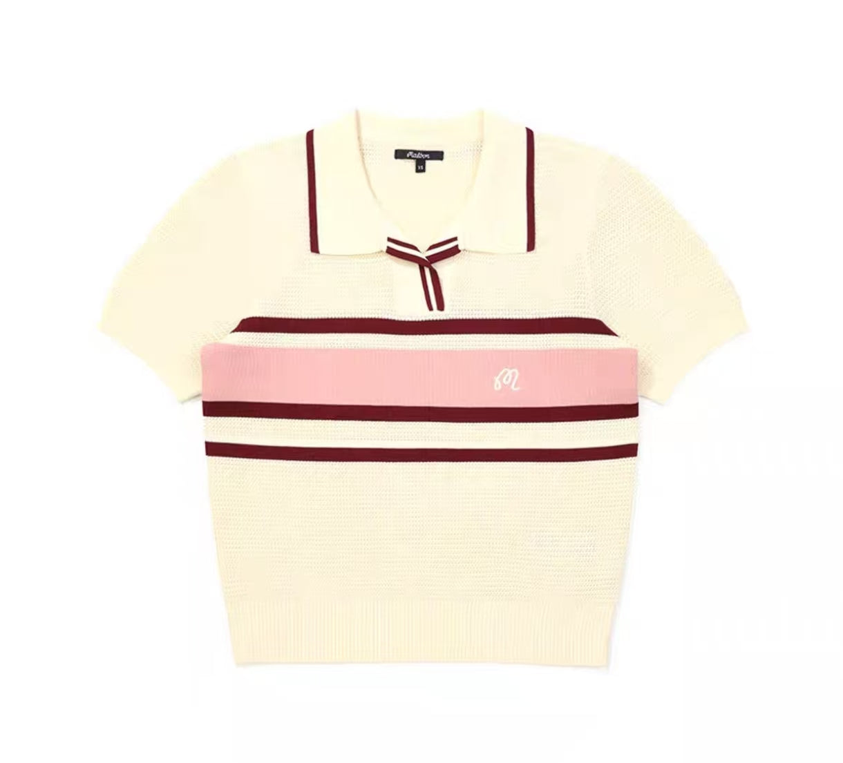 Malbon Women's Knit Golf Polo