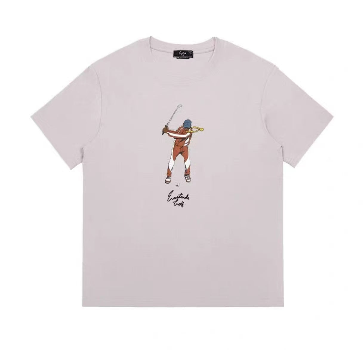Eastside Golf Light Grey athletic T-shirt front view