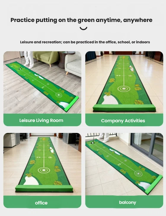 CAITON Indoor Golf Putting Mat Training Green