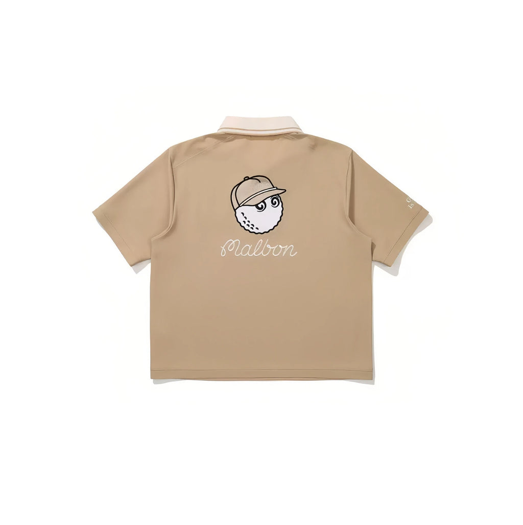Malbon women polo shirt back view