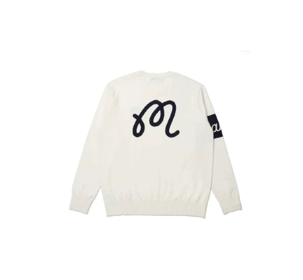 Malbon men long sleeve tee ribbed crew neck detail