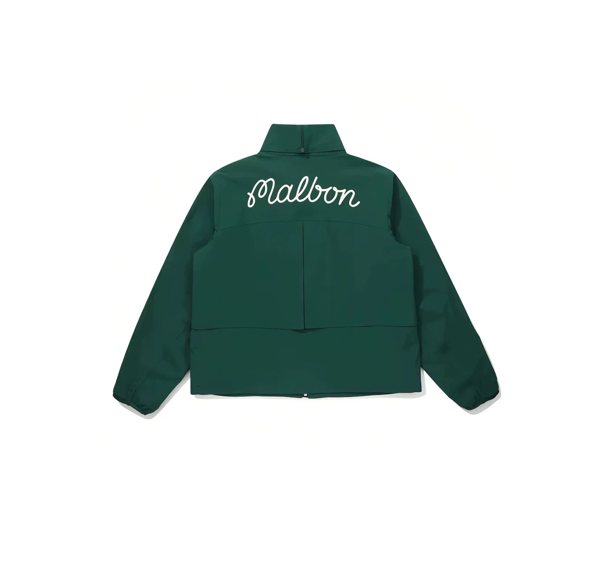 Malbon women hooded golf windbreaker sleeve and cuff detail