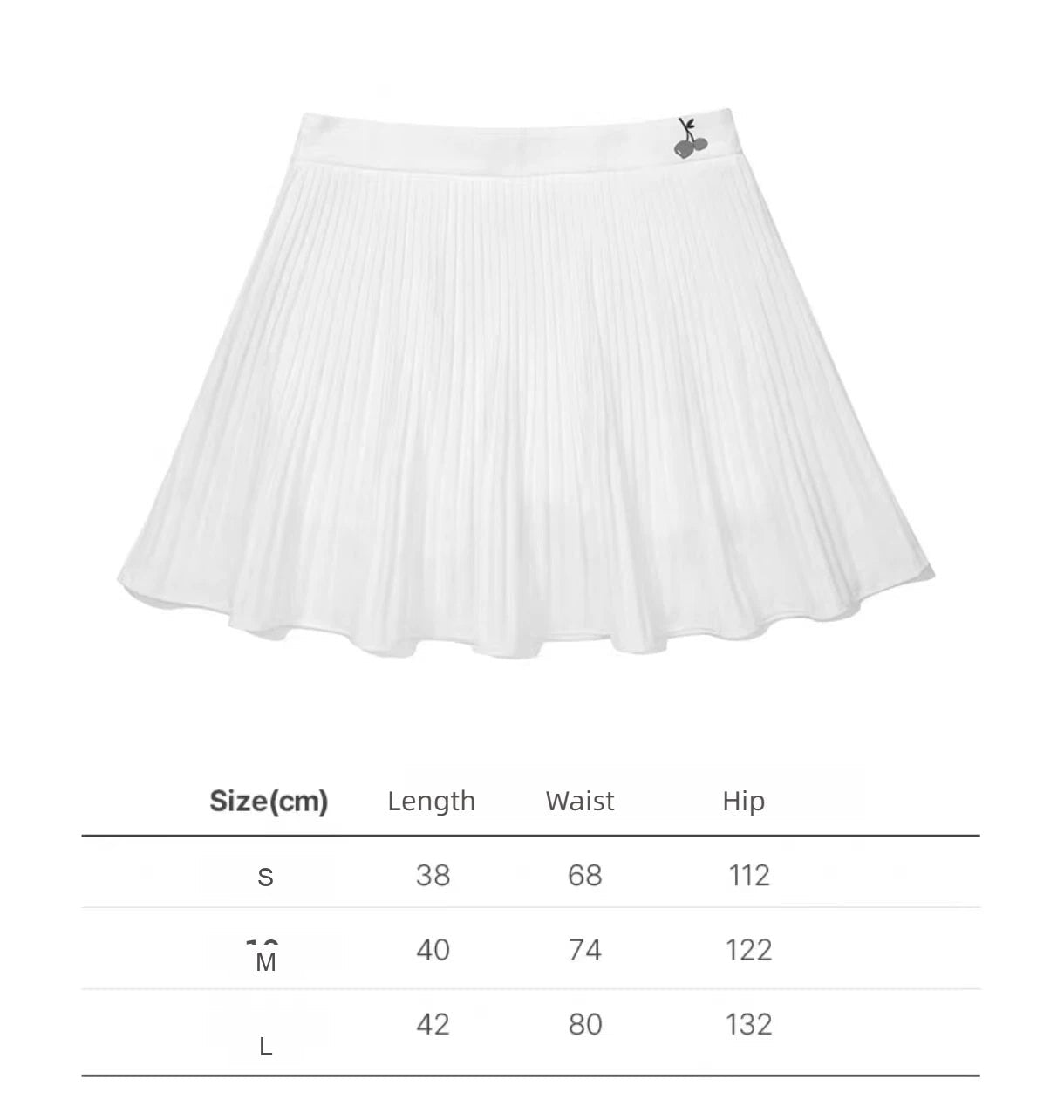 Malbon Hvn Valentina Skirt letter size chart