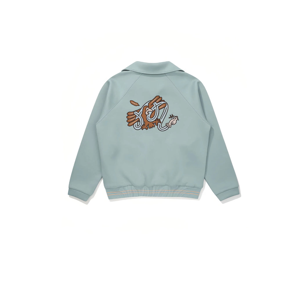 Malbon women polo sweatshirt stand collar detail