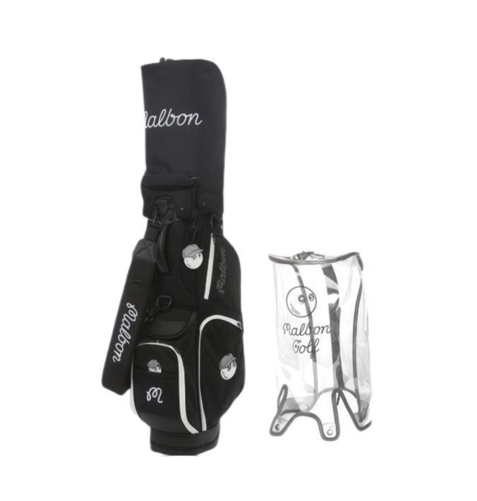 Malbon Golf Lightweight Stand Bag - Water-Resistant Nylon Single Strap Carry Bag