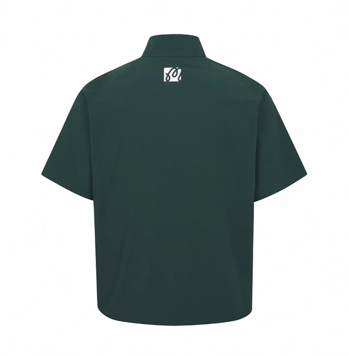 Malbon men Green short-sleeve half-zip golf jacket size chart
