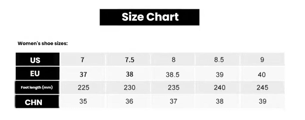 Mizuno Women’s Breathable Spikeless White Golf Shoes size chart