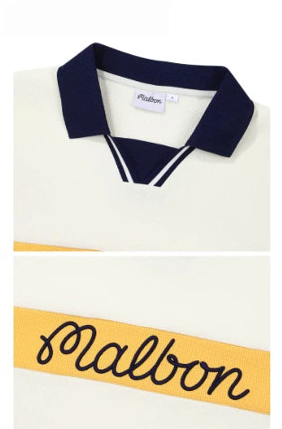 Malbon men polo shirt back view
