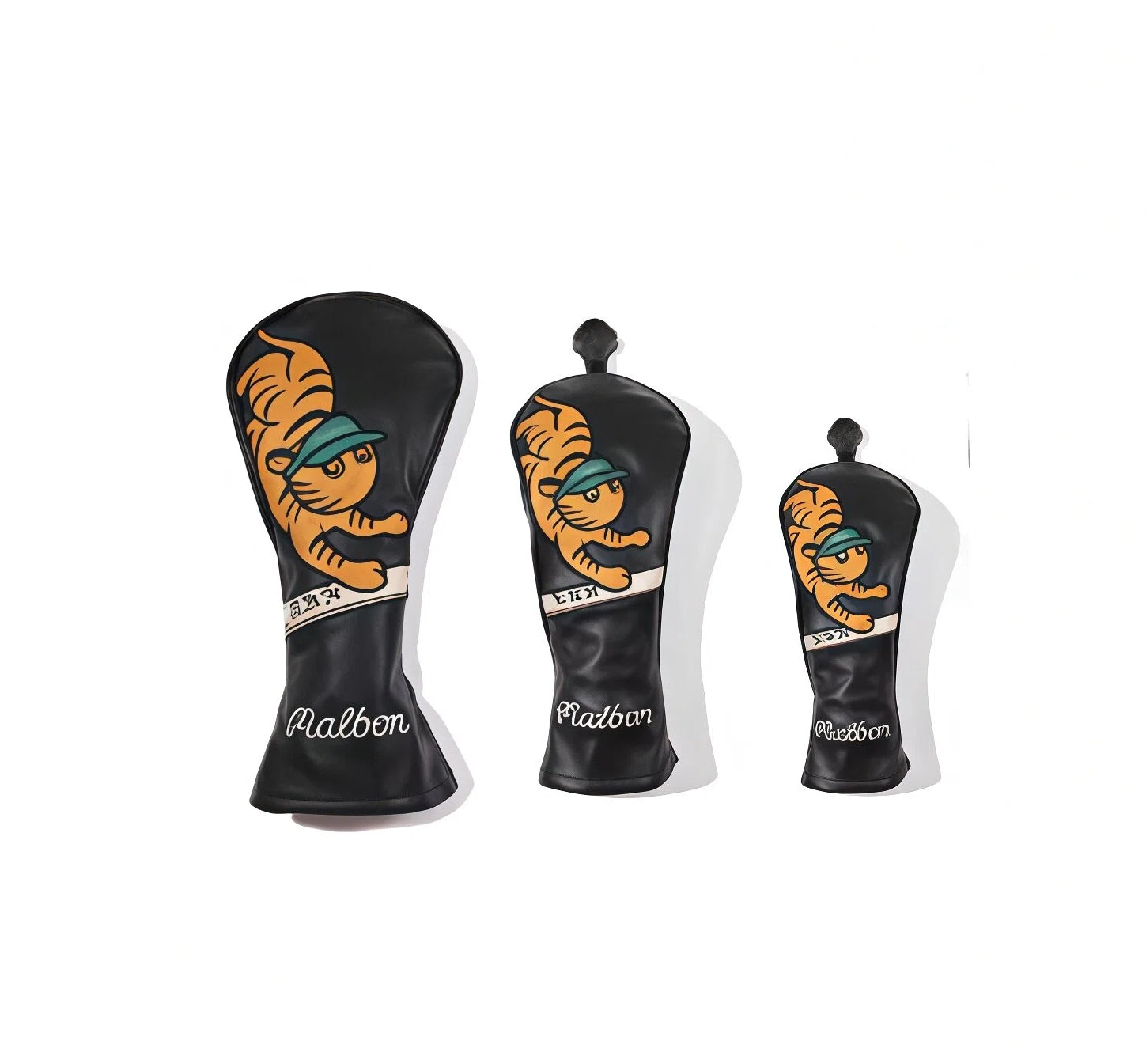 Limited Edition Cartoon Golf Headcover Set – Driver & Putter Covers