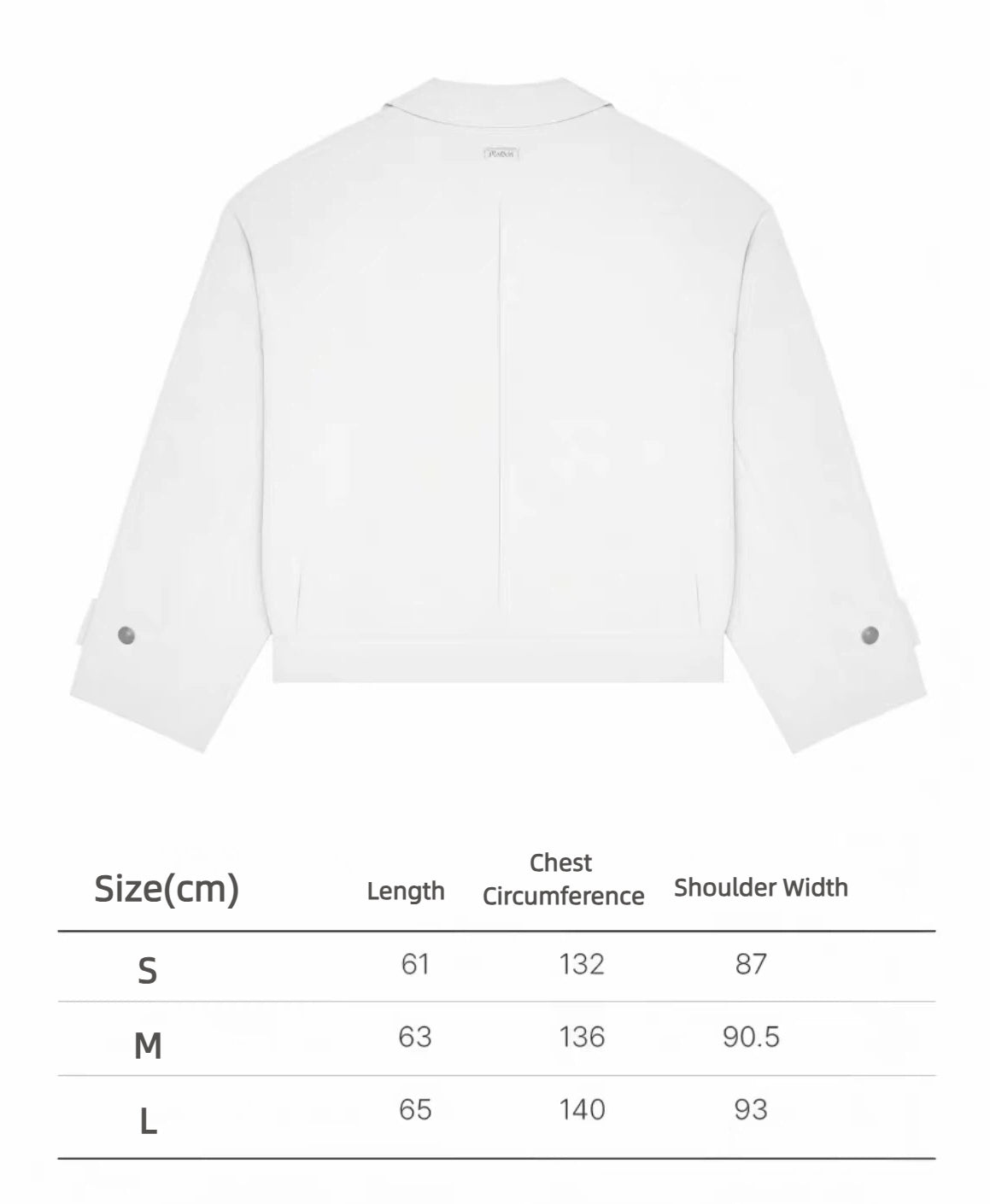 Malbon Belmonte Jacket Mint Green size chart