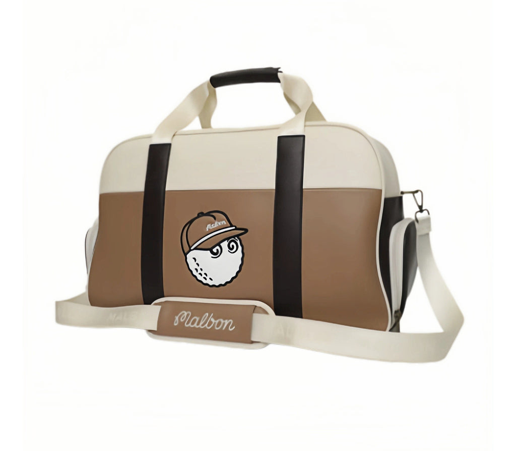 Malbon Golf Boston Bag - Large Capacity Golf Clothing Travel Duffel
