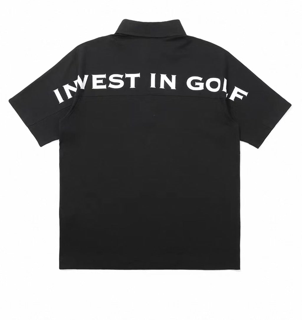 Malbon Golf Men’s Casual Quick-Dry Polo Shirt