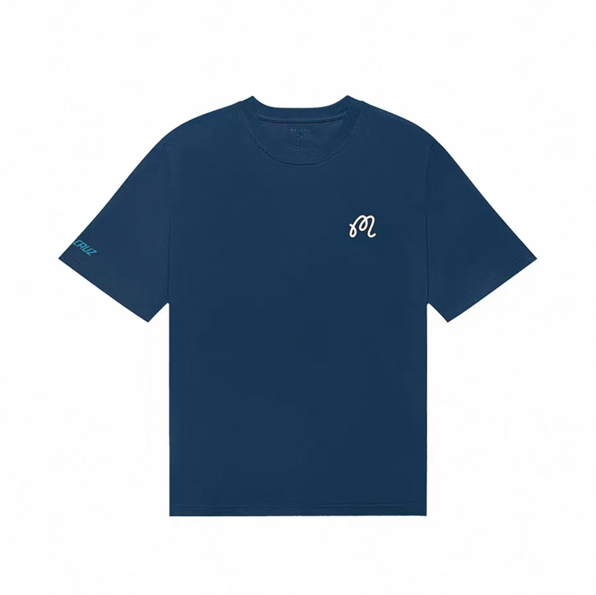Malbon men's navy quick-dry graphic T-shirt front view