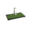 PGM 360 rotating golf swing trainer mat hero shot with captive auto-return ball