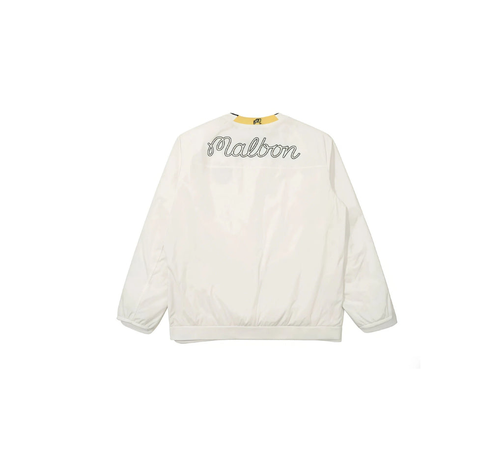 Malbon men's long-sleeve V-neck golf pullover product shot #4
