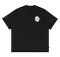 Malbon black Barrel Cuff heavyweight T-shirt front view
