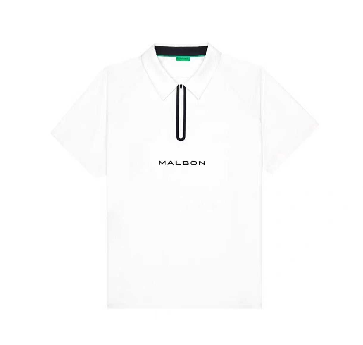 Malbon Golf Quarter-Zip Polo Shirt
